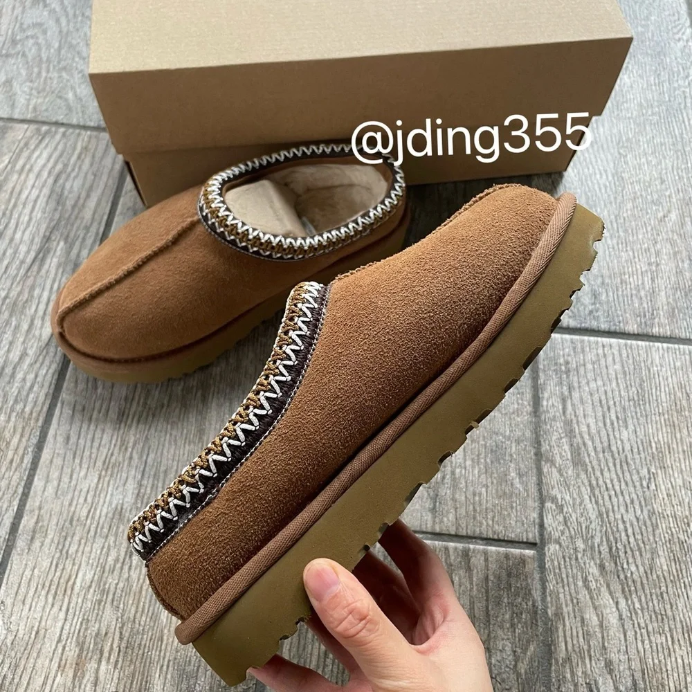 W7 Brand New UGG Women’s Tasman Slippers “Chestnut”5955-CHE - Picture 4 of 8